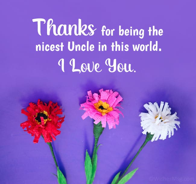 heart touching message for uncle