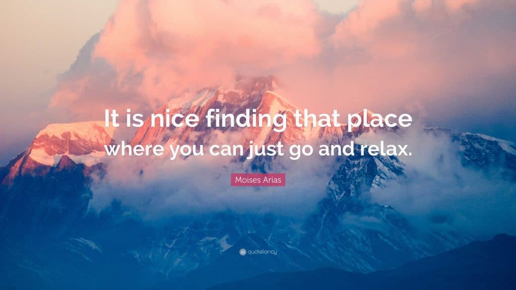 quotes about relaxing