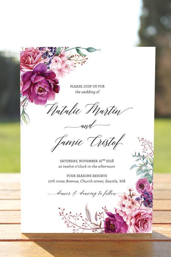 wedding invitation message