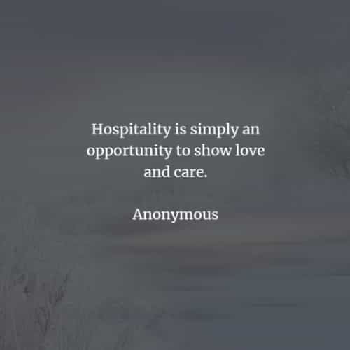 quotes about working in hospitality