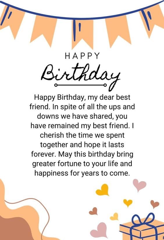 best message for birthday best friend