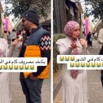 مذيعة مصرية تسأل محامي سعودي " بتاخد كام في الشهر ؟" شاهد ردة فعلها
